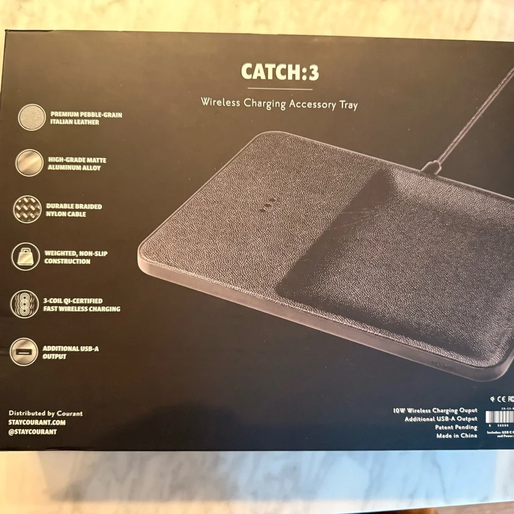 Oura Black Wireless Charging Tray